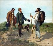 Gustave Courbet La rencontre USA oil painting artist
